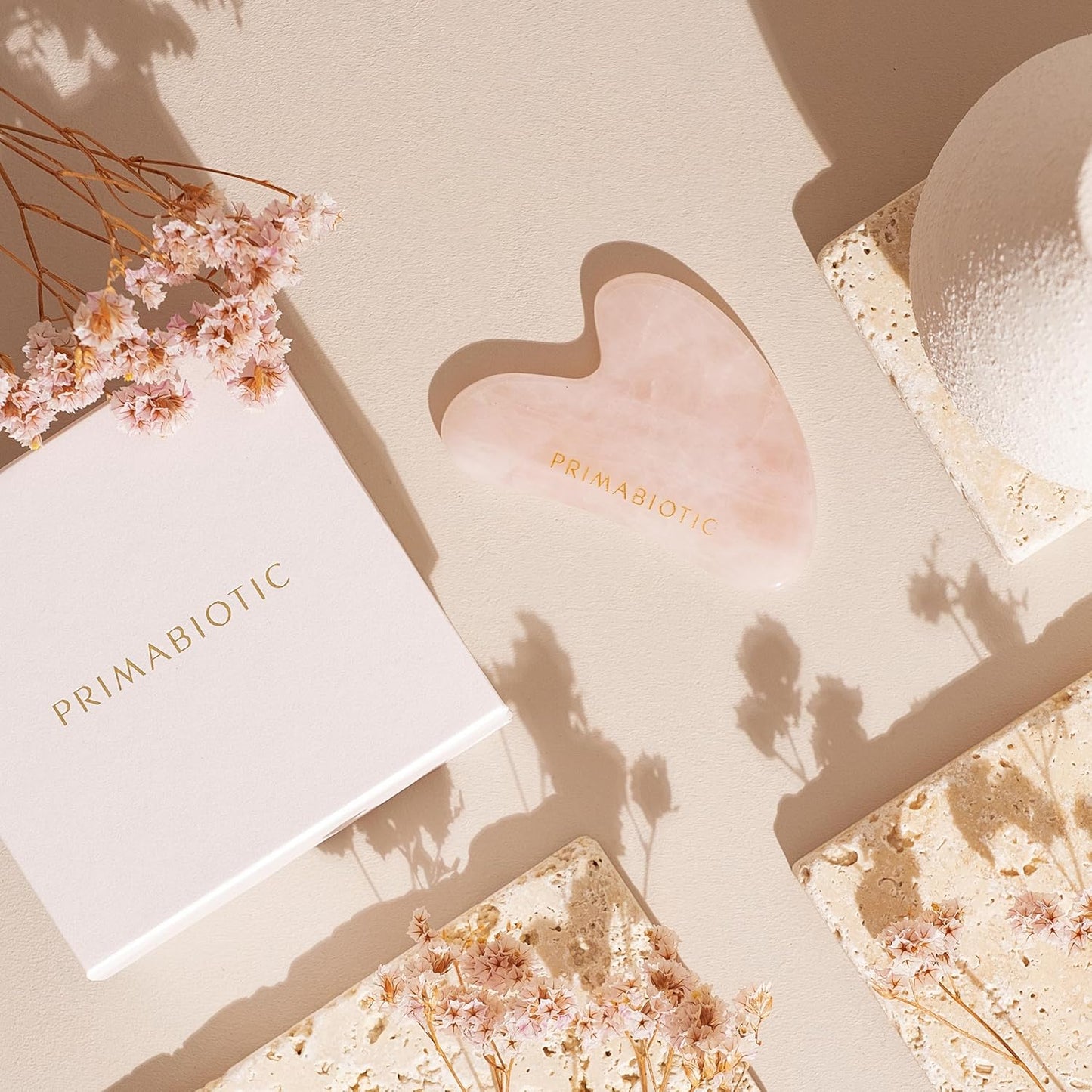 Gua Sha Stone β Facial Massage Tool for Wrinkles β Rose Quartz Guasha β Skin Care β Beauty Products β Massage Tool for Skin Care β Anti-Aging