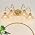 Vintage Bathroom Vanity Light, 4-Light Brushed Gold Finish Wall Sconce - Image 7