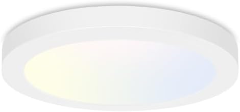 hykolity 7 Inch Selectable CCT LED Round Flat Panel Light by hykolity