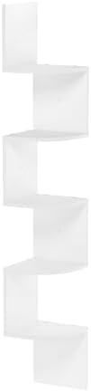 Furinno Rossi 5-Tier Corner Floating Book Shelves by Furinno-FitsYourSpaceFitsYourBudget