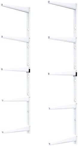 Delta Minimalistic White Shelf Brackets Cycle, Holds Up to 800 lbs, Modern by deltaCycleandHome