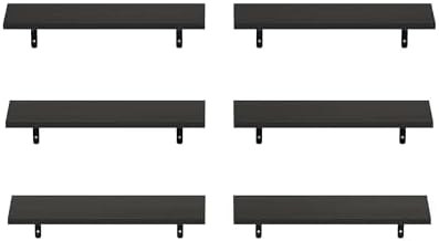 Furinno Rossi Set of 6 Floating Shelves - Image 4