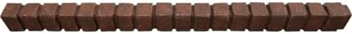 Trim Sill for EverStone Faux Classic Aged Brick Siding Panels, Pizzeria Color by EkenaMillwork