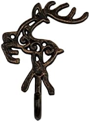 Wall Mounted Cast Iron Home Decor Single Hook by FantasHome