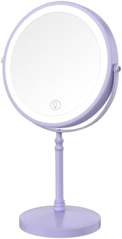 DEIOVWXS Makeup Mirror, Rechargeable Vanity Mirror by DEIOVWXS