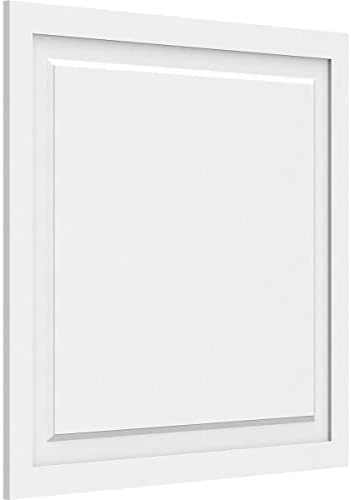 Ekena Millwork 34"W x 32"H x 5/8"P Harrison Raised Panel Decorative Wall Panel by EkenaMillwork