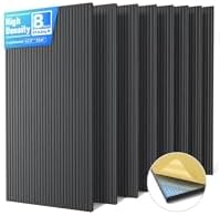 8 Pack High Density Large Acoustic Panel Sound Absorbing by Unknown