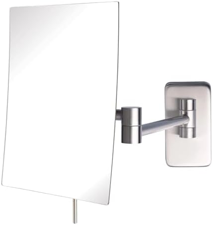 JERDON Wall-Mounted Makeup Mirror by Jerdon