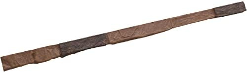 Universal Trim Sill for EverStone Faux Siding Panels, Weathered Brown Color - Image 6