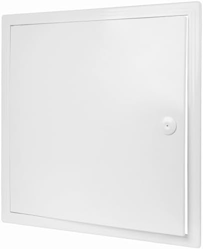 18" x 18" White ABS Plastic Plumbing Access Panel by ECOPROVENT