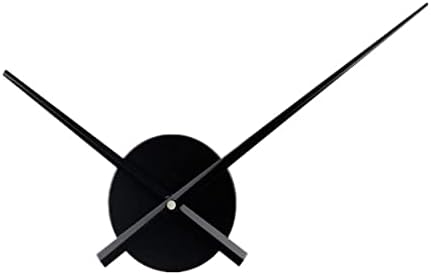 Metal Wall Clock Without Numbers 3D Silver Large Quartz Clocks by Unknown