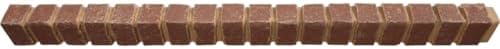 Trim Sill for EverStone Faux Classic Aged Brick Siding Panels, Cabernet Color by EkenaMillwork