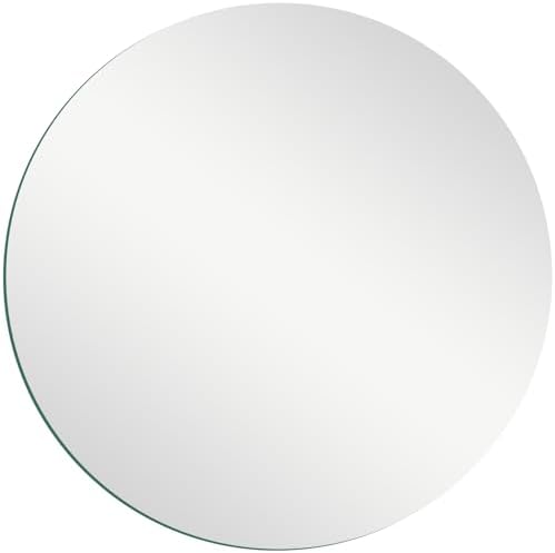 10 inch Glass Round Mirror Tile by DARENYI