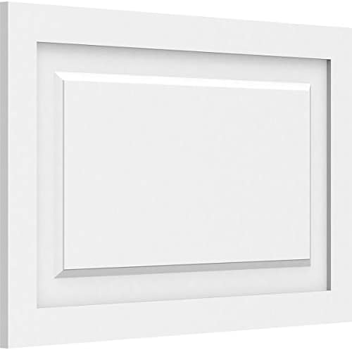 Ekena Millwork 28"W x 18"H x 5/8"P Harrison Raised Panel Decorative Wall Panel by EkenaMillwork