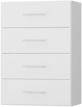 ROOMTEC 25.5" 4 Drawer Short Tower Closet Unit, Modular Closet System by ROOMTEC