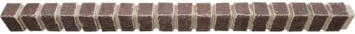 Trim Sill for EverStone Faux Classic Aged Brick Siding Panels, Merlot Color by EkenaMillwork