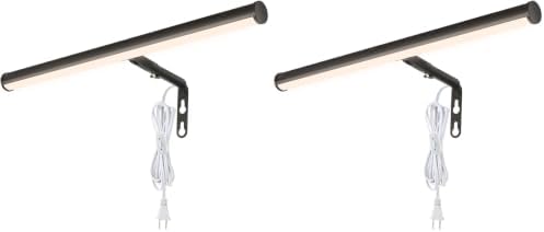 Plug in LED Picture Lights for Paintings, 16inch 3000K Adjustable Art Light by Xbuyee