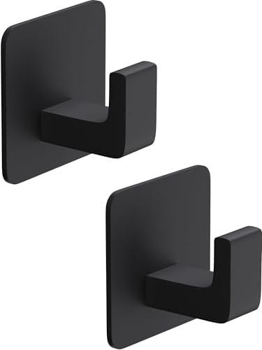 GWAAZXGZ Square Self Adhesive Towel Hooks by GWAAZXGZ