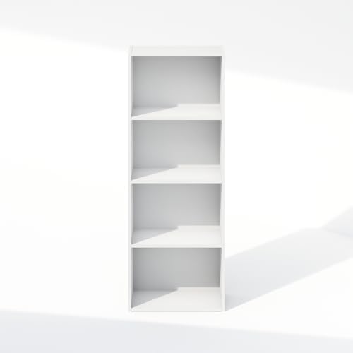 Furinno Reed Closet Organizers and Storage, 4-Tier Closet Organizer, Open Shelf - Image 5