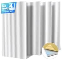 4 Pack High Density Large Acoustic Panel Sound Absorbing by Unknown