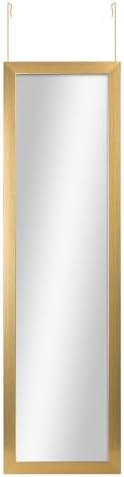 14.25 X 50.25 Inch Over-The-Door Rectangular Full Length Mirror, Space Saving by Unknown