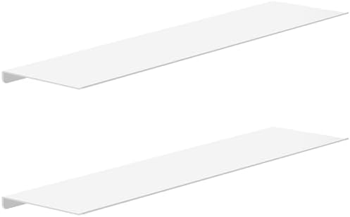 MKO 20" Floating Shelves for Wall, Long Metal Wall Mounted Shelf for Bathroom by MKO