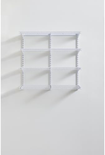 Rubbermaid 36" Pantry Organization Shelf System Direct Wall Mount 4 Shelves and by Rubbermaid