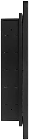 TEHOME Farmhouse Black Recess Bathroom Medicine Cabinet w/Bevel Mirror 16x24 - Image 5