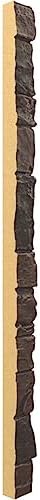 Universal Outside Corner for EverStone Faux Stone Siding Panels, Dark Tobacco - Image 3