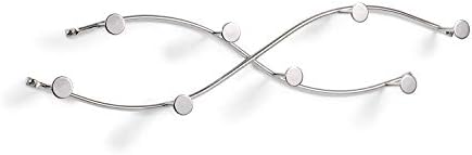 Spectrum Diversified Sweep Wall Hook Rack, 8 Hook Double Rack, Model:65270 by Unknown