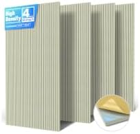4 Pack High Density Large Acoustic Panel Sound Absorbing by Unknown