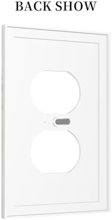 Outlet Covers Beige Marble Pattern 1 Gang Duplex Light Switch Cover Electrical - Image 4