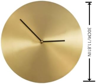 Scandinavian Minimalist Solid Copper Wall Clock - Image 3