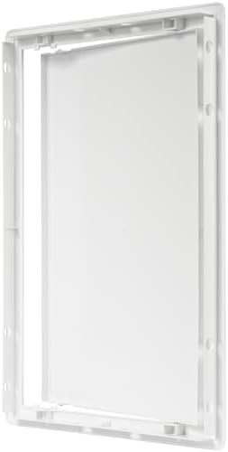 10" x 16" White ABS Plastic Plumbing Access Panel - Image 5