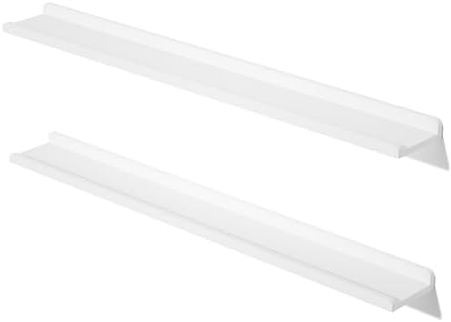 Love-KANKEI 48" Long White Floating Shelves by Love-KANKEI