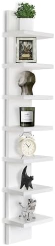 Homaterial Small 7 Tier Vertical Wall Shelf by Homaterial