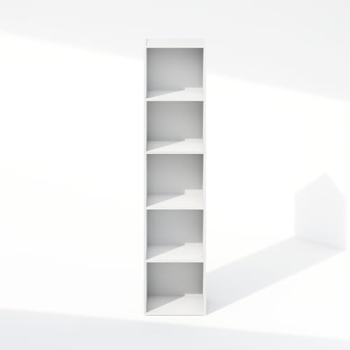 Furinno Reed Closet Organizers and Storage, 5-Tier Closet Organizer, Open Shelf - Image 5
