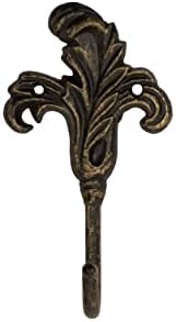 Wall Mounted Cast Iron Home Decor Single Hook by FantasHome