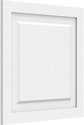 22" W x 22" H x 5/8" P Harrison Raised Panel Decorative Wall Panel by EkenaMillwork