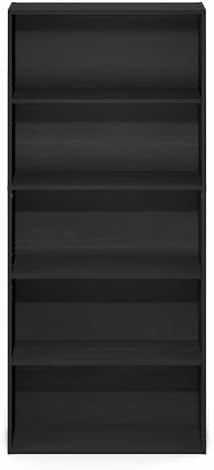 Furinno Jaya Book Shelf, 5-Tier Bookshelf, 52 Inch Tall Standing Bookcase - Image 7