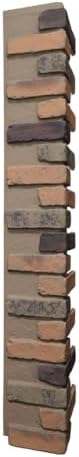 Outside Corner for EverStone Faux Classic Aged Brick Siding Panels, 8 1/2"W x - Image 2