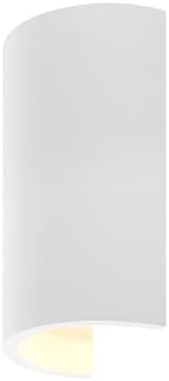White Plaster Wall Sconce Light, Paintable DIY Wall Decor Up Down Wall Light - Image 5