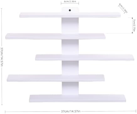 5-Tier Trinket Shelf, Wall Display Shelf - Image 2