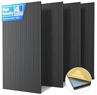 4 Pack High Density Large Acoustic Panel Sound Absorbing by Unknown