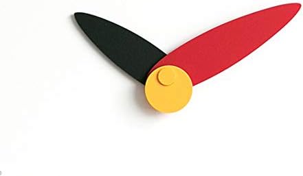 Stephanie Imports Modern Minimalist Red & Black Wall Clock - Image 3