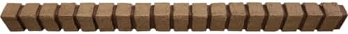 Trim Sill for EverStone Faux Classic Aged Brick Siding Panels, Terracotta Color by EkenaMillwork