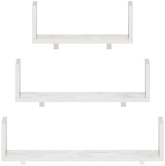 Furinno Rossi Bedroom Decor Wall Mounted Floating Display Shelves - Image 7
