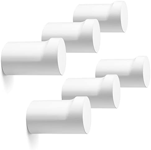 bsdonte Wood Wall Hooks 6 Pack, Modern Decorative Coat Hooks Wall Mounted by bsdonte
