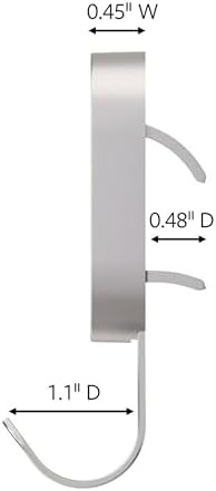3M CLAW 15 lb. 2 Drywall Silver Hooks & 2 Extra Picture Hangers, Heavyweight - Image 3