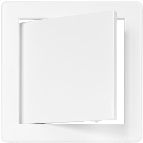 6" x 6" White ABS Plastic Plumbing Access Panel - Image 6